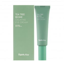 Крем для кожи вокруг глаз FarmStay Tea Tree Biome Calming Eye Cream
